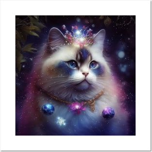 Dazzling Ragdoll Cat Posters and Art